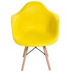 Cadeira Charles Eames Arm Base Madeira