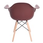 Cadeira Charles Eames Arm Base Madeira