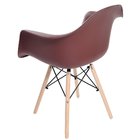 Cadeira Charles Eames Arm Base Madeira