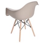 Cadeira Charles Eames Arm Base Madeira