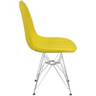 Cadeira Charles Eames Botonê Eiffel Base Metal Cromado - Amar