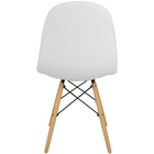 Cadeira Charles Eames Botonê Eiffel Wood Estofada Couro - Bra