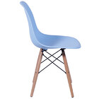 Cadeira Charles Eames Dkr Cozinha Jantar 46x80cm Azul Claro