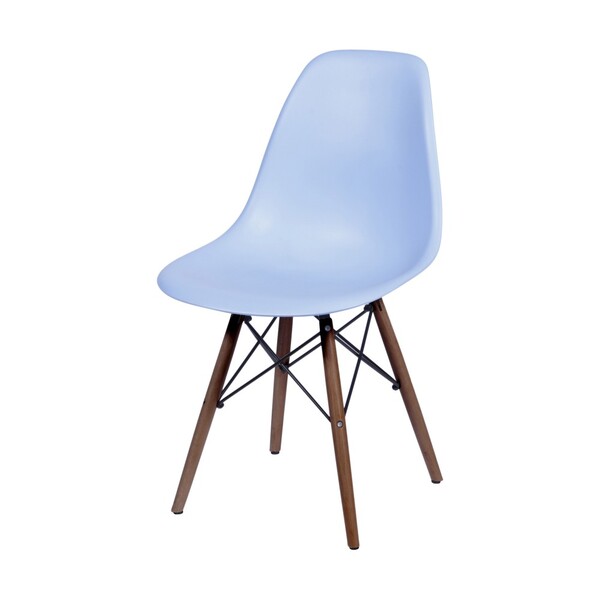 Cadeira Charles Eames Dkr Cozinha Jantar 46x80cm Azul Claro