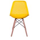 Cadeira Charles Eames Eifell Furadinha Amarelo