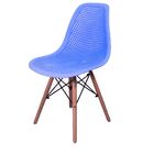 Cadeira Charles Eames Eifell Furadinha Azul