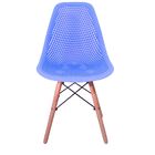 Cadeira Charles Eames Eifell Furadinha Azul