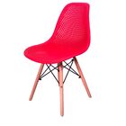 Cadeira Charles Eames Eifell Furadinha Vermelho