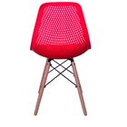 Cadeira Charles Eames Eifell Furadinha Vermelho