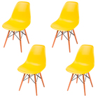Cadeira Charles Eames Eiffel 130pp Amarelo