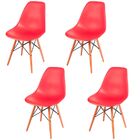 Cadeira Charles Eames Eiffel 130pp Vermelho