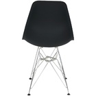 Cadeira Charles Eames Eiffel Base Metal Preta