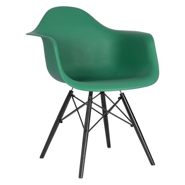 Cadeira Charles Eames Eiffel Daw Com Braços E Pés De Madeira