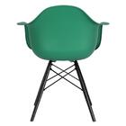 Cadeira Charles Eames Eiffel Daw Com Braços E Pés De Madeira