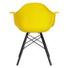 Cadeira Charles Eames Eiffel Daw Com Braços E Pés De Madeira