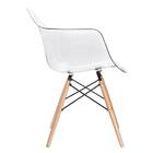 Cadeira Charles Eames Eiffel Daw Incolor Com Braços E Pés De