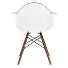 Cadeira Charles Eames Eiffel Daw Incolor Com Braços E Pés De