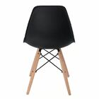 Cadeira Charles Eames Eiffel Dkr Wood - Design - Preta