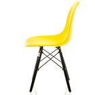 Cadeira Charles Eames Eiffel Dsw - Amarela - Black Edition