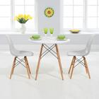 Cadeira Charles Eames Eiffel Dsw - Cinza Claro - Madeira Clara