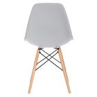 Cadeira Charles Eames Eiffel Dsw - Cinza Claro - Madeira Clara