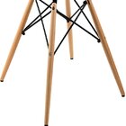 Cadeira Charles Eames Lara Base Madeira Fixa