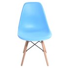 Cadeira Charles Eames Lara Base Madeira Fixa
