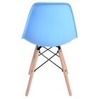 Cadeira Charles Eames Lara Base Madeira Fixa