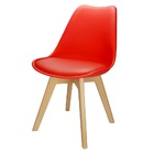 Cadeira Charles Eames Leda Luisa Saarinen Design Wood Estofad
