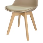 Cadeira Charles Eames Leda Luisa Saarinen Design Wood Estofad