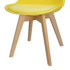Cadeira Charles Eames Leda Luisa Saarinen Design Wood Estofad