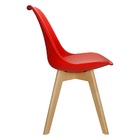 Cadeira Charles Eames Leda Luisa Saarinen Design Wood Estofad