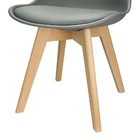 Cadeira Charles Eames Leda Luisa Saarinen Design Wood Estofad