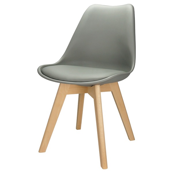 Cadeira Charles Eames Leda Luisa Saarinen Design Wood Estofad
