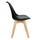 Cadeira Charles Eames Leda Luisa Saarinen Design Wood Estofad