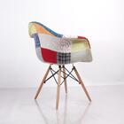 Cadeira Charles Eames Patchwork Com Braços