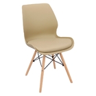 Cadeira Charles Eames Rubi Sili Eiffel - Bege