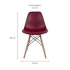 Cadeira Charles Eames Vinho