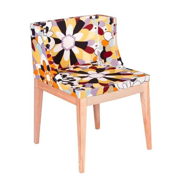 Cadeira Christie Mademoiselle Flower - Camélia Claro - Base D