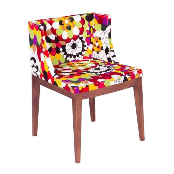 Cadeira Christie Mademoiselle Gérbera Vermelho - Base De Made