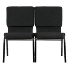 Cadeira Church Empilhável Estofada Com Porta-folhetos Ideal P