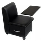 Cadeira Ciranda Manicure Com Mesa Regulável - Preto
