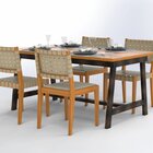 Cadeira - Clarice Assento Estofado Eucalipto Yescasa Cinza/fe