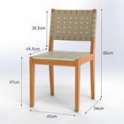 Cadeira Clarice Com Percinta No Assento E Encosto Yescasa Off