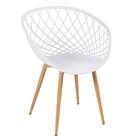 Cadeira Clarice Nest Com Apoio De Braços - Sidera - Branco