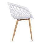 Cadeira Clarice Nest Com Apoio De Braços - Sidera - Branco