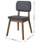 Cadeira Classic Linho - Cinza/nature