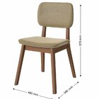 Cadeira Classic Linho - Ouro/nature