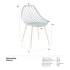 Cadeira Cleo - Clarice - Azul Petróleo