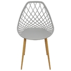 Cadeira Cleo Cloe Clarice Web Jardim Assento Polipropileno -